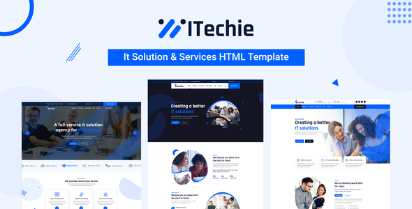 Itechie - IT Solutions and Services HTML Template