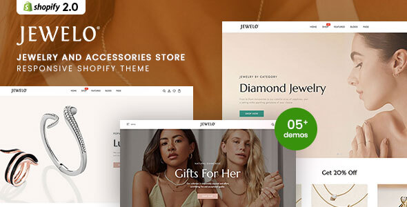 Jewelo - Jewelry And Accessories Responsive Shopify Theme