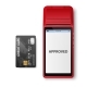 Vector 3d Red NFC Payment Machine and Credit