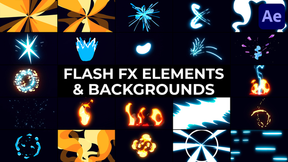 Flash FX Elements And Backgrounds | After Effects
