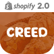 Creed - Cake & Bakery Responsive Shopify 2.0 Theme