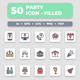 Party - Filled Collection Icon Set