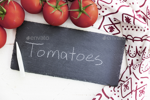 Fresh Ripe Tomatoes - Stock Photo - Images