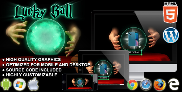 Lucky Ball - HTML5 Instant Win Game