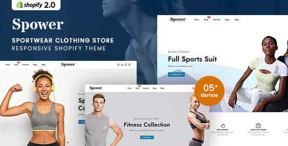 Spower – Sportwear Clothing Responsive Shopify Theme