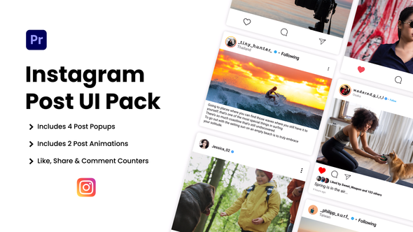 Instagram Post UI Pack