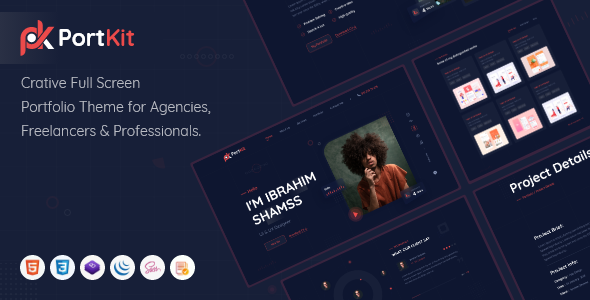 PortKit - Personal Portfolio HTML Template