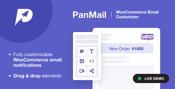 PanMail – WooCommerce Email Customizer