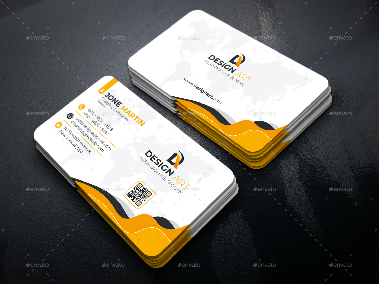 Business card, Print Templates | GraphicRiver