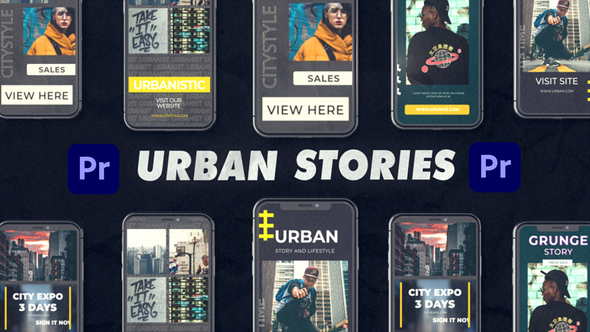 Urban Grunge Stories Package