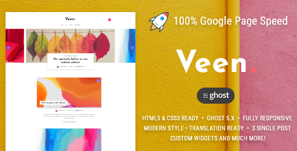 Veen - Minimal blog for Ghost