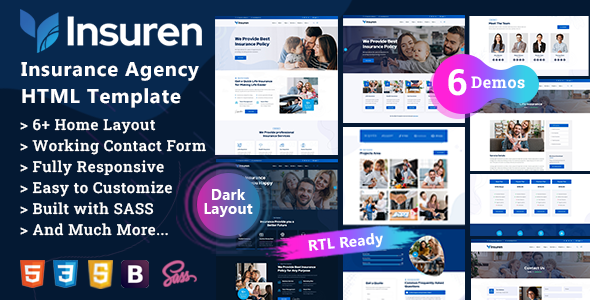 Insuren - Insurance Agency HTML