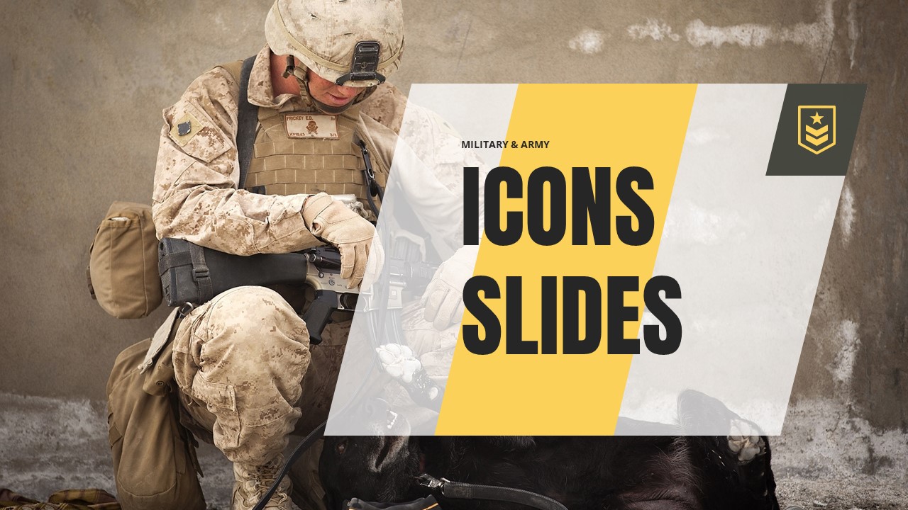 KOMANDO - Military & Army Google Slides Template, Presentation Templates