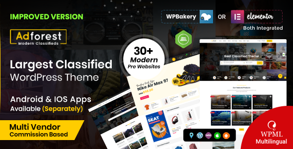 AdForest - Classified Ads WordPress Theme by scriptsbundle | ThemeForest