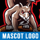 Squirrel mascot logo design
