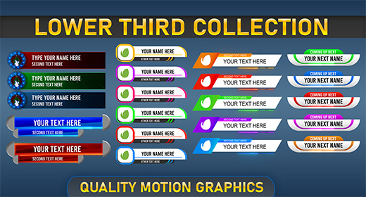 Lower thirds