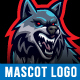 Wolves mascot logo design