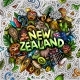 New Zealand Cartoon Doodle Illustration