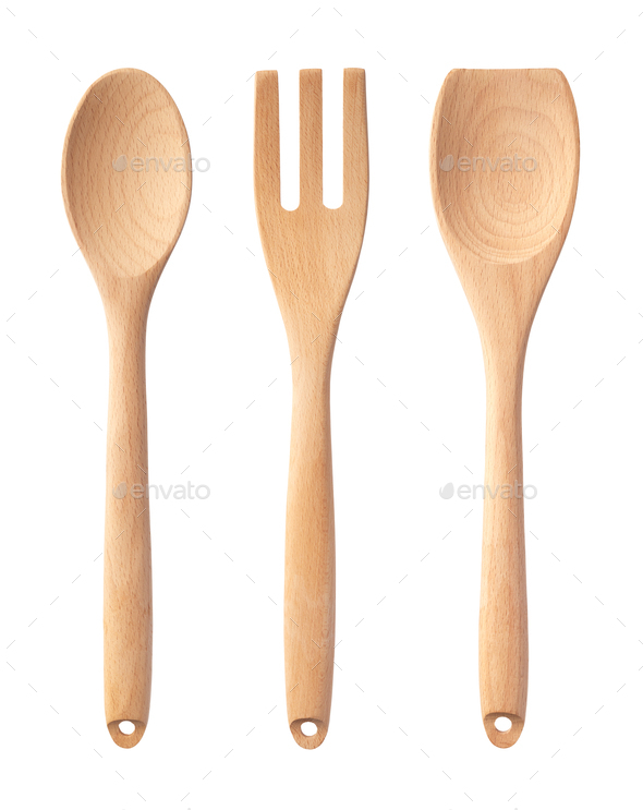 Wooden kitchen utensils Stock Photo by sergeyskleznev PhotoDune