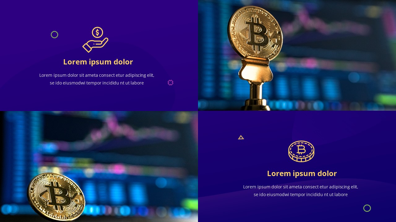 Bitcoin - Cryptocurrency Google Slides Template, Presentation Templates