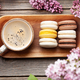 Macaroons and coffee - PhotoDune Item for Sale
