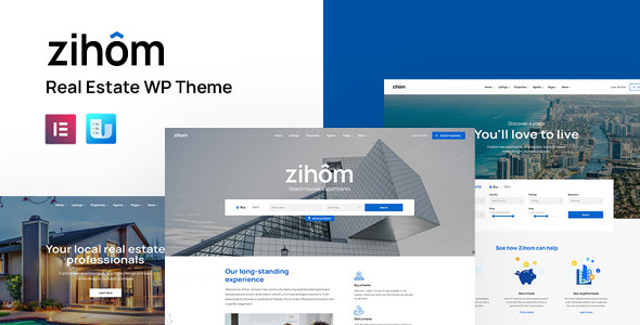 Zihom – Real Estate WordPress Theme