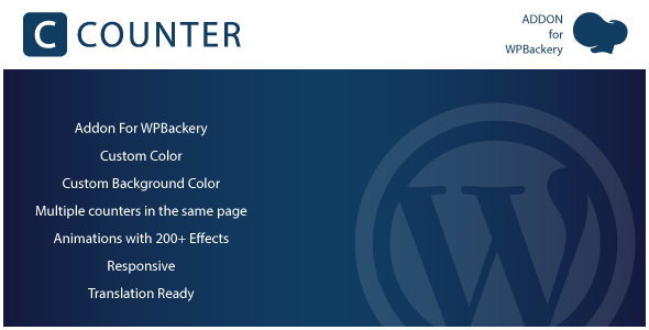 Counter – Addons for WPBakery Page Builder WordPres Plugin