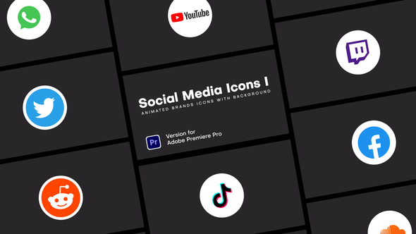 Social Media Icons I | Mogrt