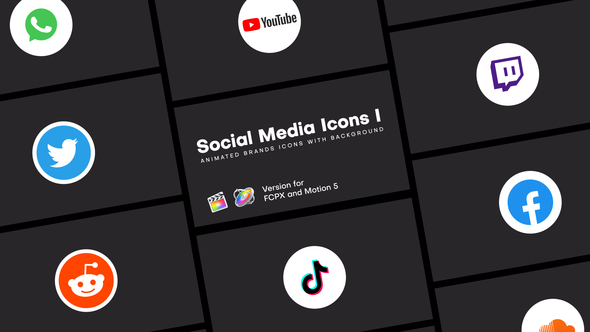 Social Media Icons I | FCPX