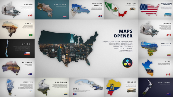 Maps Opener - Americas | Australia | New Zealand