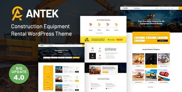 [DOWNLOAD]Antek - Construction Equipment Rentals WordPress Theme