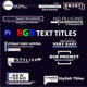 RGB Text Titles - VideoHive Item for Sale