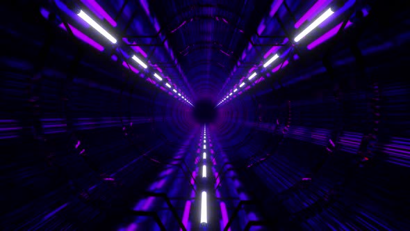 Sci Fi Neon Tonnel