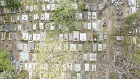 Cemetery from above