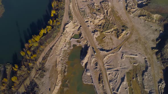 Truck in the Sand Quarry alt