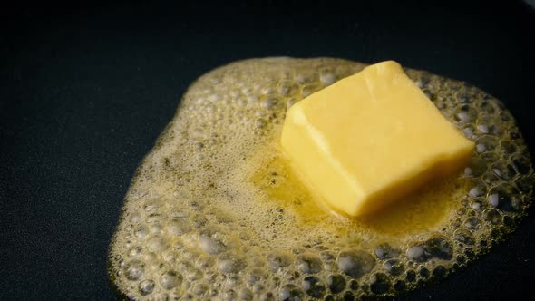 Knob Of Butter Melting In The Pan alt