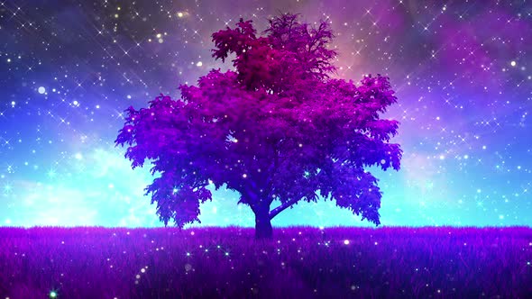 Fantasy Nature. Fairytale Tree