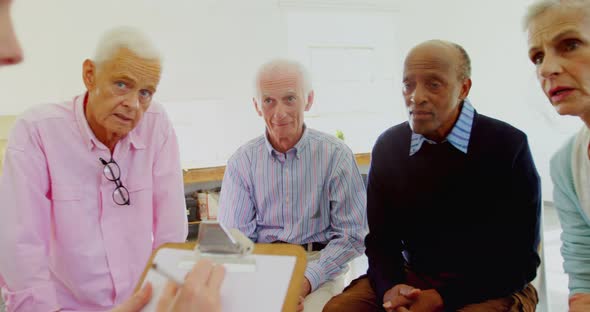 Group of people interacting with each other 4k alt