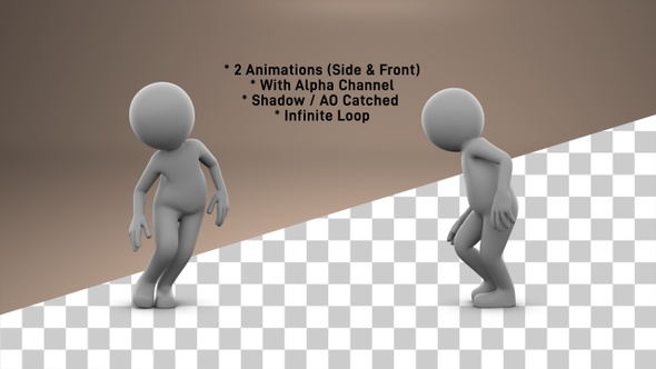 Stick Figure Zombie Walk - 2 Pack alt