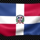 Dominican Republic Flag Waving Looped - VideoHive Item for Sale