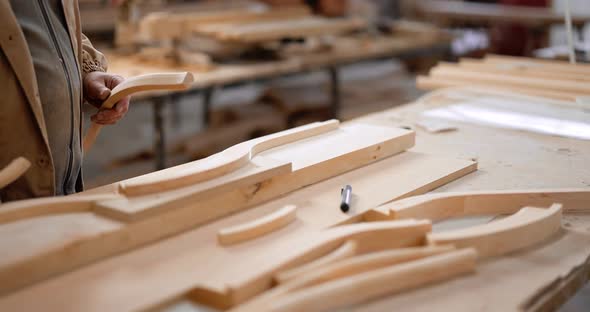 Finishing Wooden Products Closeup alt