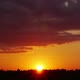 Evening Sunset Through Clouds - VideoHive Item for Sale