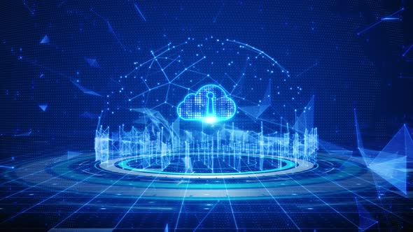 Digital Data Network Connection Cloud Computing 00723 alt