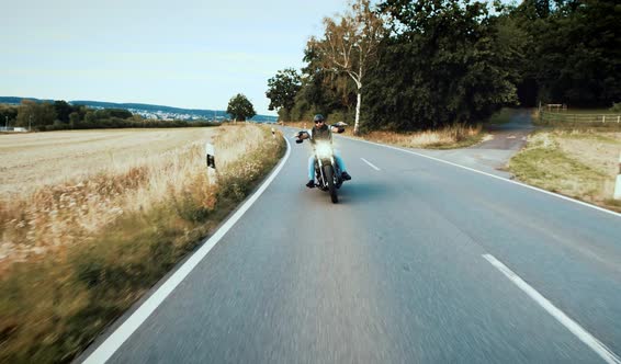 Man on a Motorbike alt