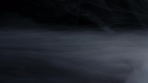 White Steam Smoke Dissolve On The Atmosphere, Smoke Lake  alt