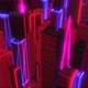  4k Neon low poly citiscape - VideoHive Item for Sale