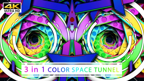 Color Space Tunnel 4K