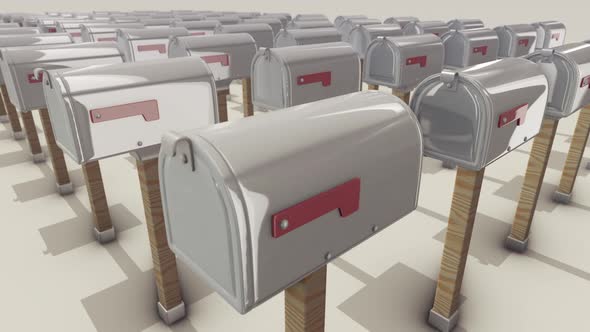 A Lot Of Mail Boxs In A Row 4k alt