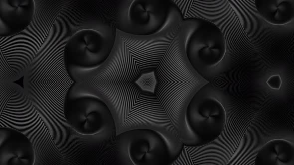 Looped Abstract Symmetrical Background 3d Elements Light Up Like Bulbs with Multicolor Neon Light alt