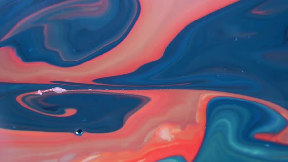 Abstract Colours Spreading Paint Swirling And Blast  alt